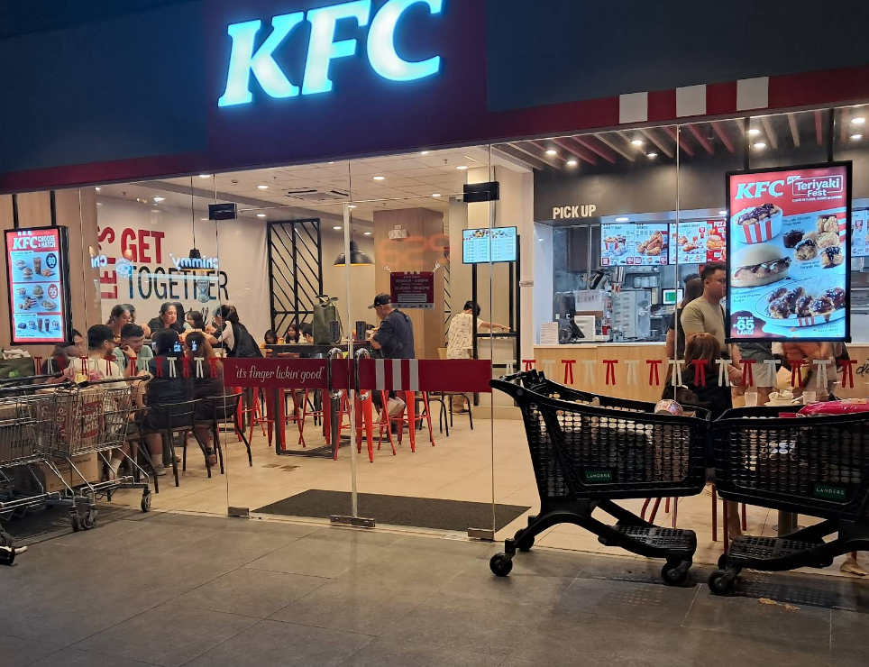 KFC UP Town Center Phase 2 UPTC/Katipunan Quezon City fried chicken specialties on table